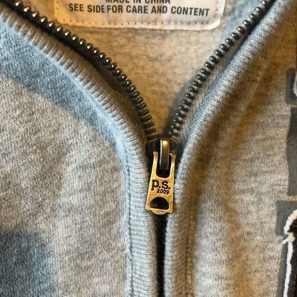 P.S. Aeropostale Zipper Hoodie Size Medium - Picture 5 of 5